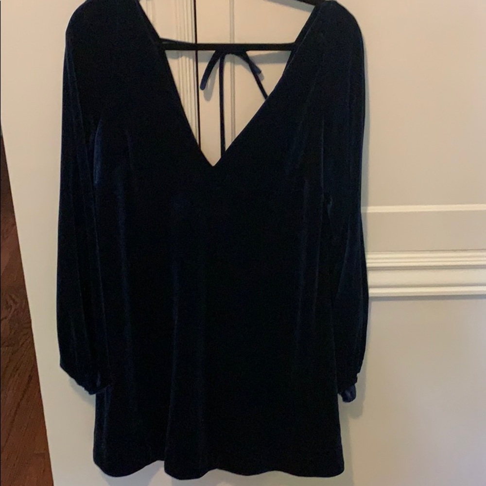 Free People midnight blue dress size M